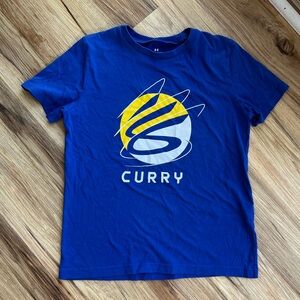 Under Armour Blue Curry Graphic Tee